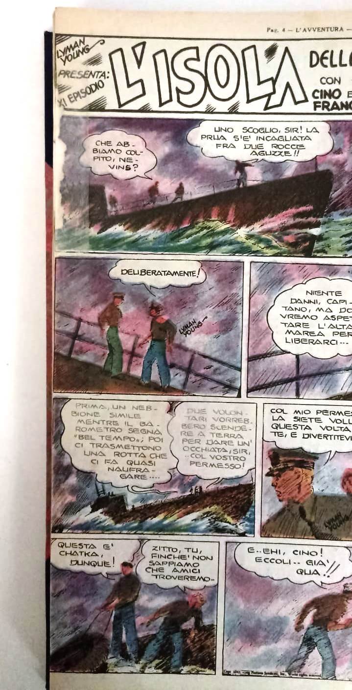 FV- L'AVVENTURA ANNO II 1/33 + III 1/25 VOLUME RILEGATO FUMETTI- 1944- C- YFS725