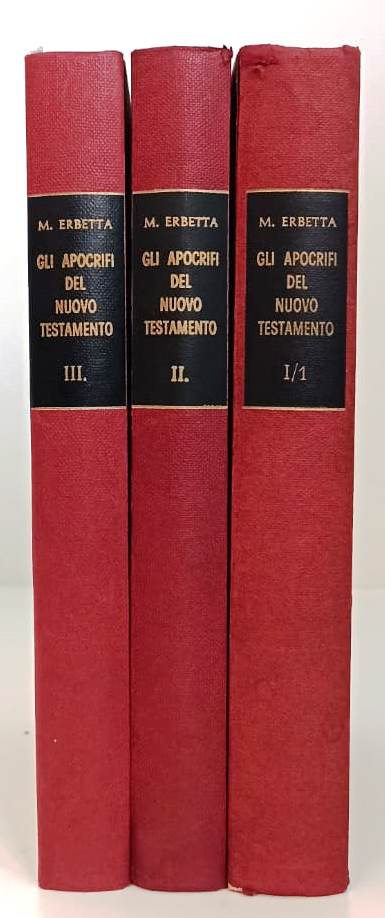 LD- GLI APOCRIFI DEL NUOVO TESTAMENTO 3 VOLUMI - ERBETTA- MARIETTI---- C- YFS503