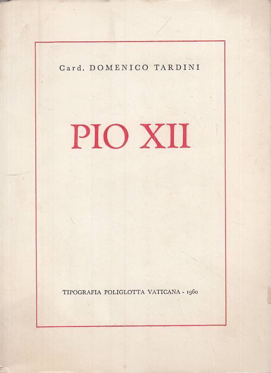 LS- PIO XII - DOMENICO TARDINI - VATICANA --- 1960 - B - ZTS413
