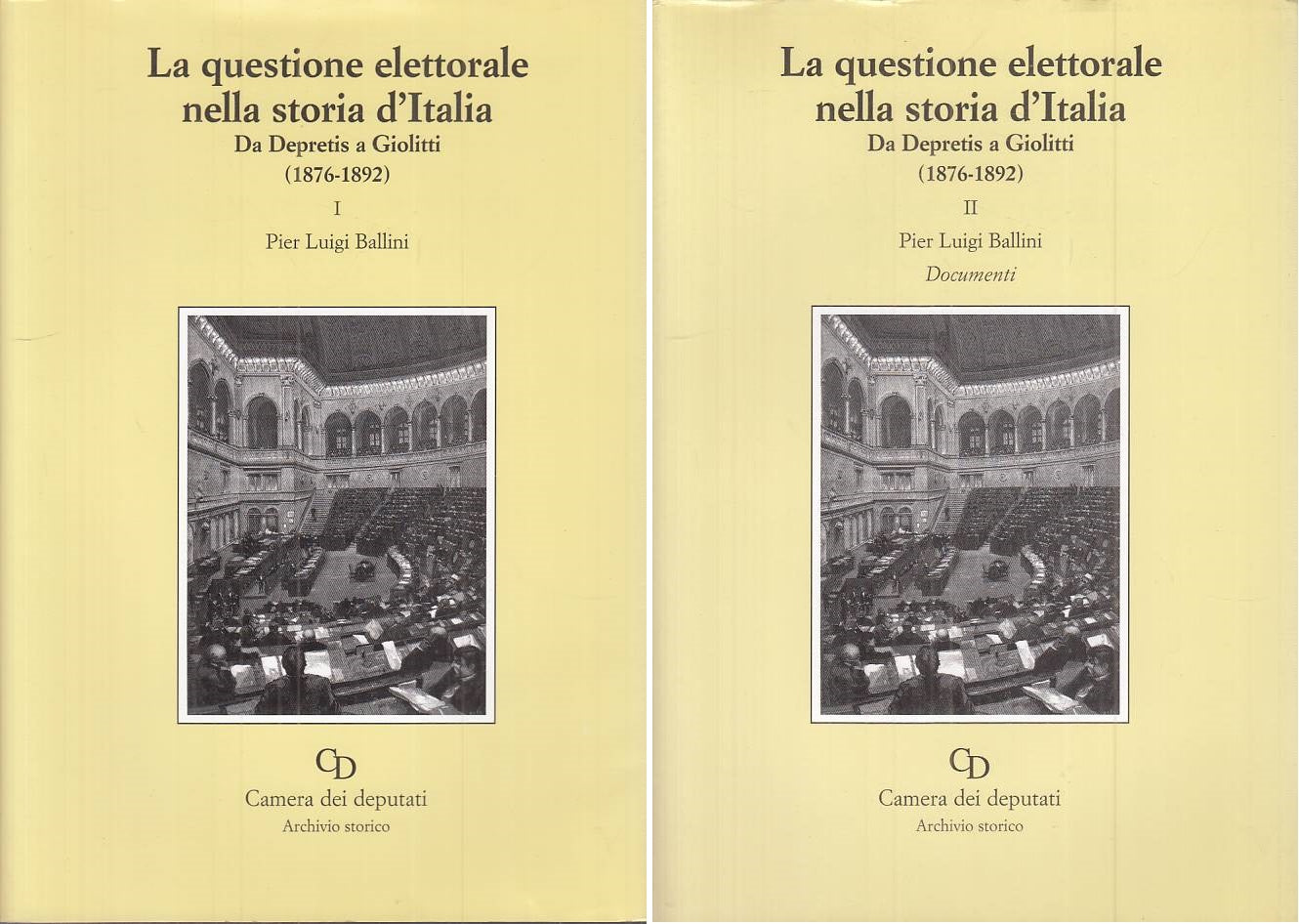 LS- QUESTIONE ELETTORIALE STORIA D'ITALIA 2 VOLL. -- ROMA --- 2003 - BS - ZTS661