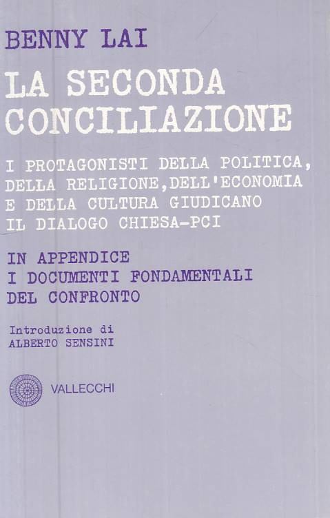 LS- LA SECONDA CONCILIAZIONE - BENNY LAI - VALLECCHI --- 1978 - B - ZTS314