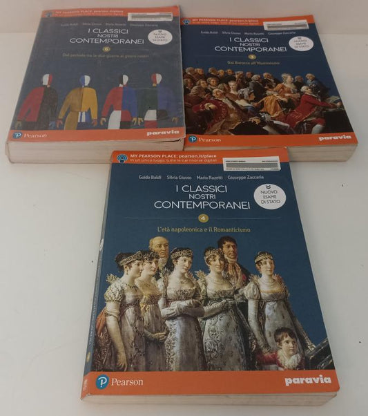 LN- CLASSICI NOSTRI CONTEMPORANEI VOLUMI 3,4,6- PEARSON PARAVIA- 2019- B- ZFS721