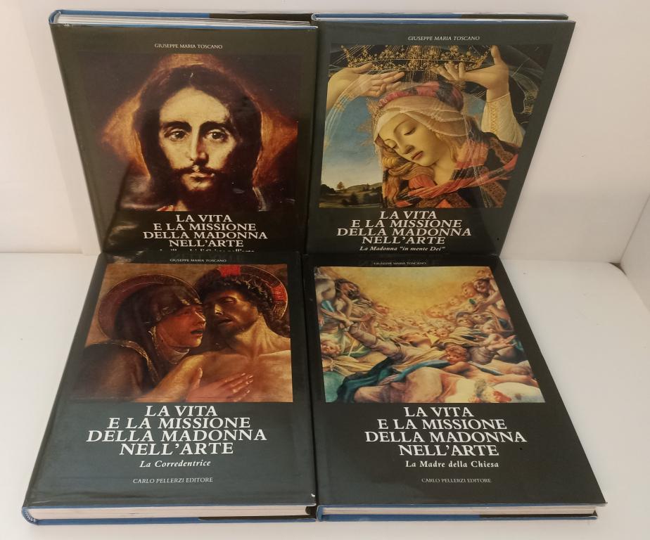 LT- LA VITA E LA MISSIONE DELLA MADONNA NELL'ARTE 4 VOLUMI - TOSCANO- CS- BLCP29