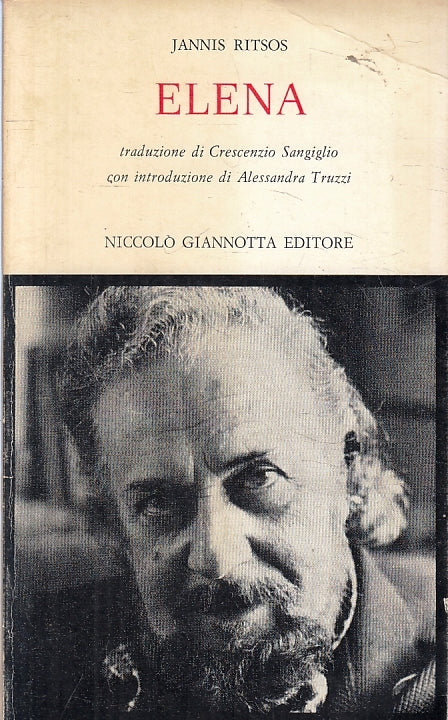 Elena - Janni Ritsos - Niccolo' Giannotta - 1a ed. - ZFS309