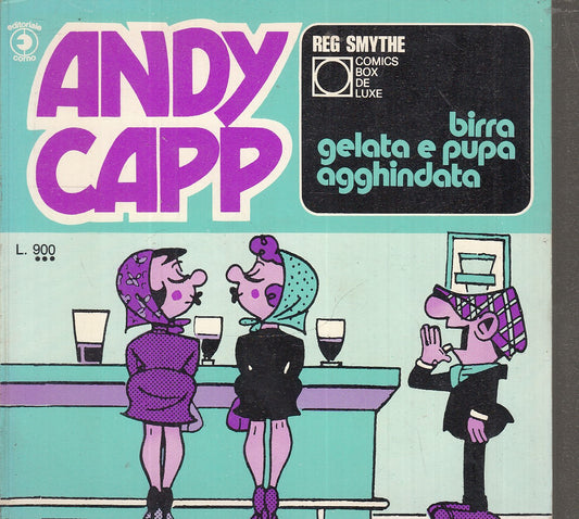 FC- COMICS BOX DELUXE N.5 ANDY CAPP BIRRA GELATA- REG SMYTHE- CORNO- 1975- B-F23