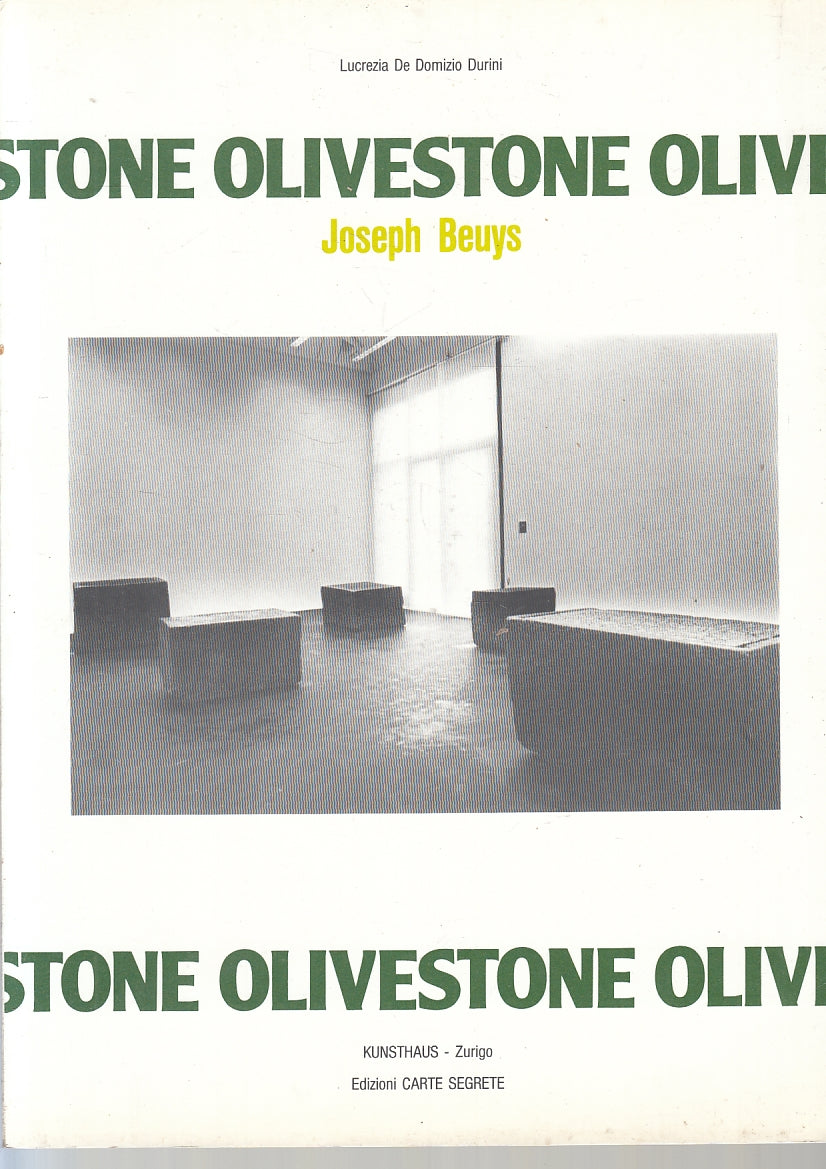LT- OLIVESTONE JOSEPH BEUYS- DE DOMIZIO DURINI- CARTE SEGRETE--- 1992- B- ZFS596