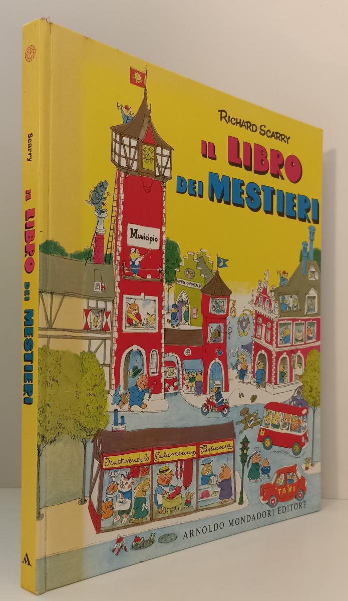 LB- IL LIBRO DEI MESTIERI - RICHARD SCARRY- MONDADORI- PIETRE PREZIOSE--- C- RGZ