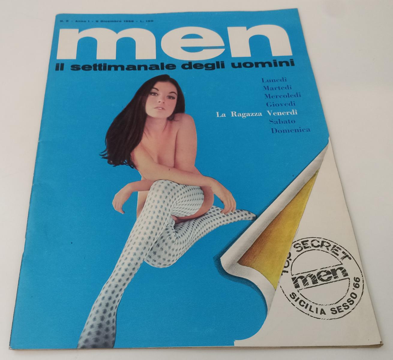 LR- RIVISTA MEN N.2 ANNO I 8 DICEMBRE 1966 SETTIMANALE DEGLI UOMINI - RVSa13