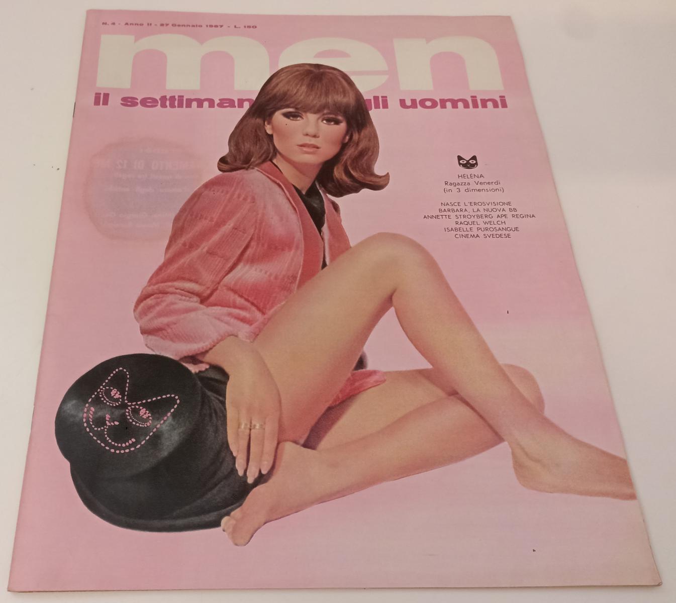 LR- RIVISTA MEN N.4 ANNO II 27 GENNAIO 1967 SETTIMANALE DEGLI UOMINI - RVSa7