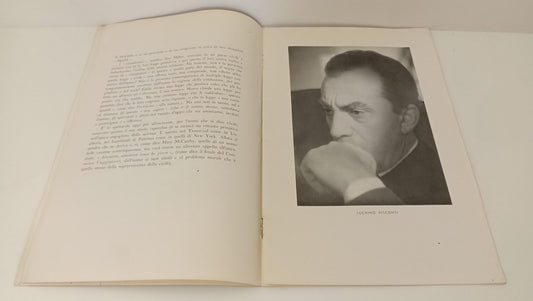 LR- BROCHURE UNO SGUARDO DAL PONTE di ARTHUR MILLER - LUCHINO VISCONTI - RVSa30