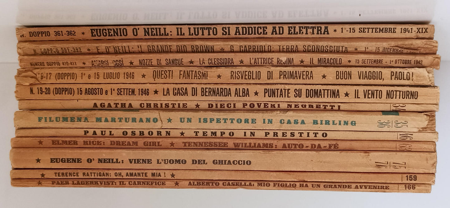 LR- LOTTO RIVISTA DRAMMA 12 NUMERI 1941/1952 - B- ZFS303