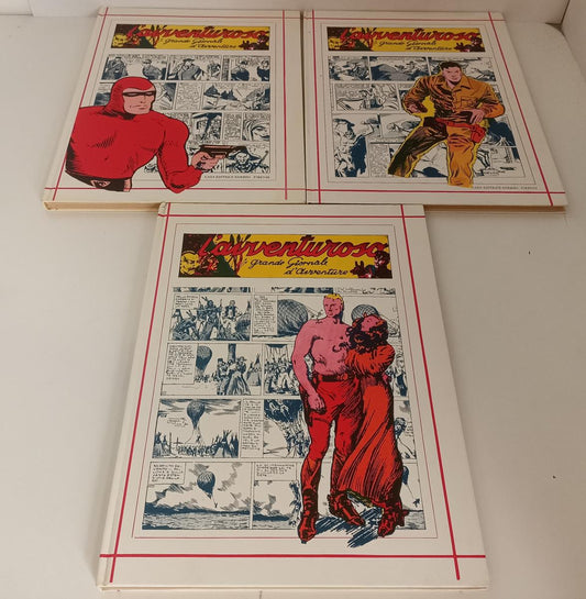 FV- L'AVVENTUROSO GRANDE GIORNALE D'AVVENTURE VOLUMI I/III - NERBINI - C - D23