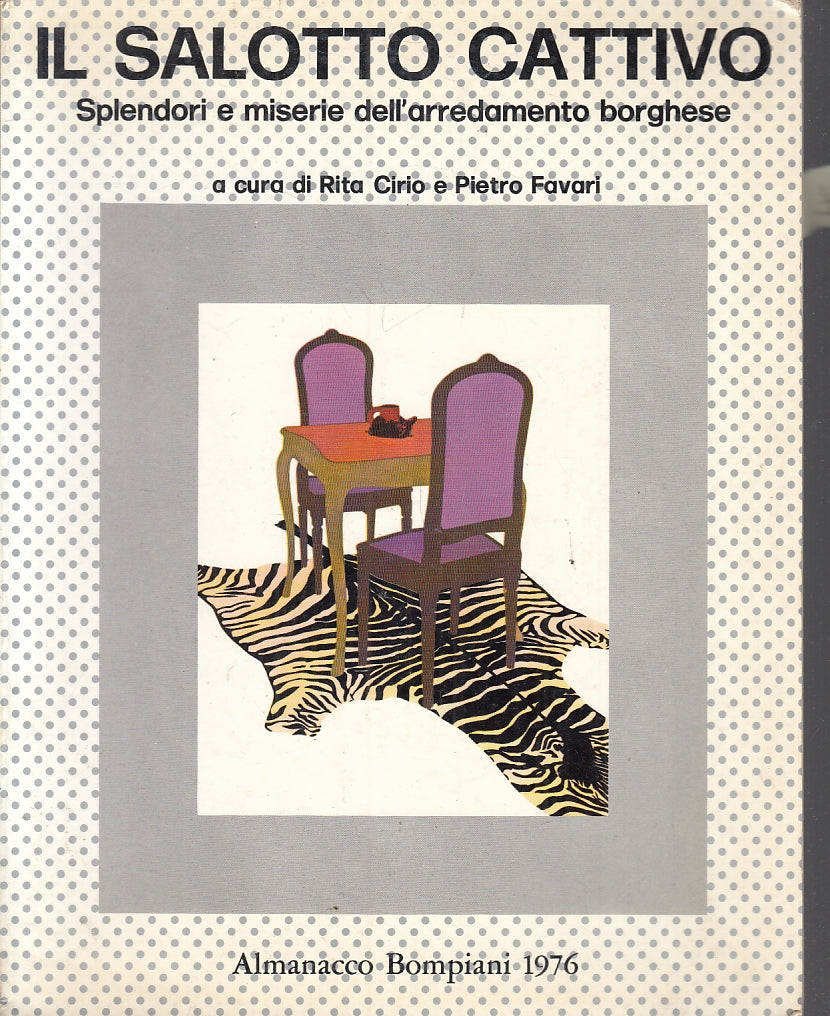 LZ- ALMANACCO BOMPIANI 1976 IL SALOTTO CATTIVO - CIRIO FAVARI ---- 1976 - B- YFS