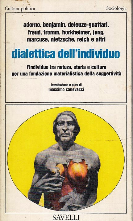 LS- DIALETTICA DELL'INDIVIDUO - JUNG NIETZSCHE ADORNO- SAVELLI--- 1978- B- ZFS88