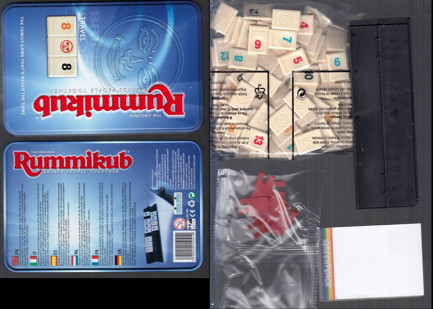 GG- GIOCO DA VIAGGIO original RUMMIKUB brings people together TRAVEL - ZFS134