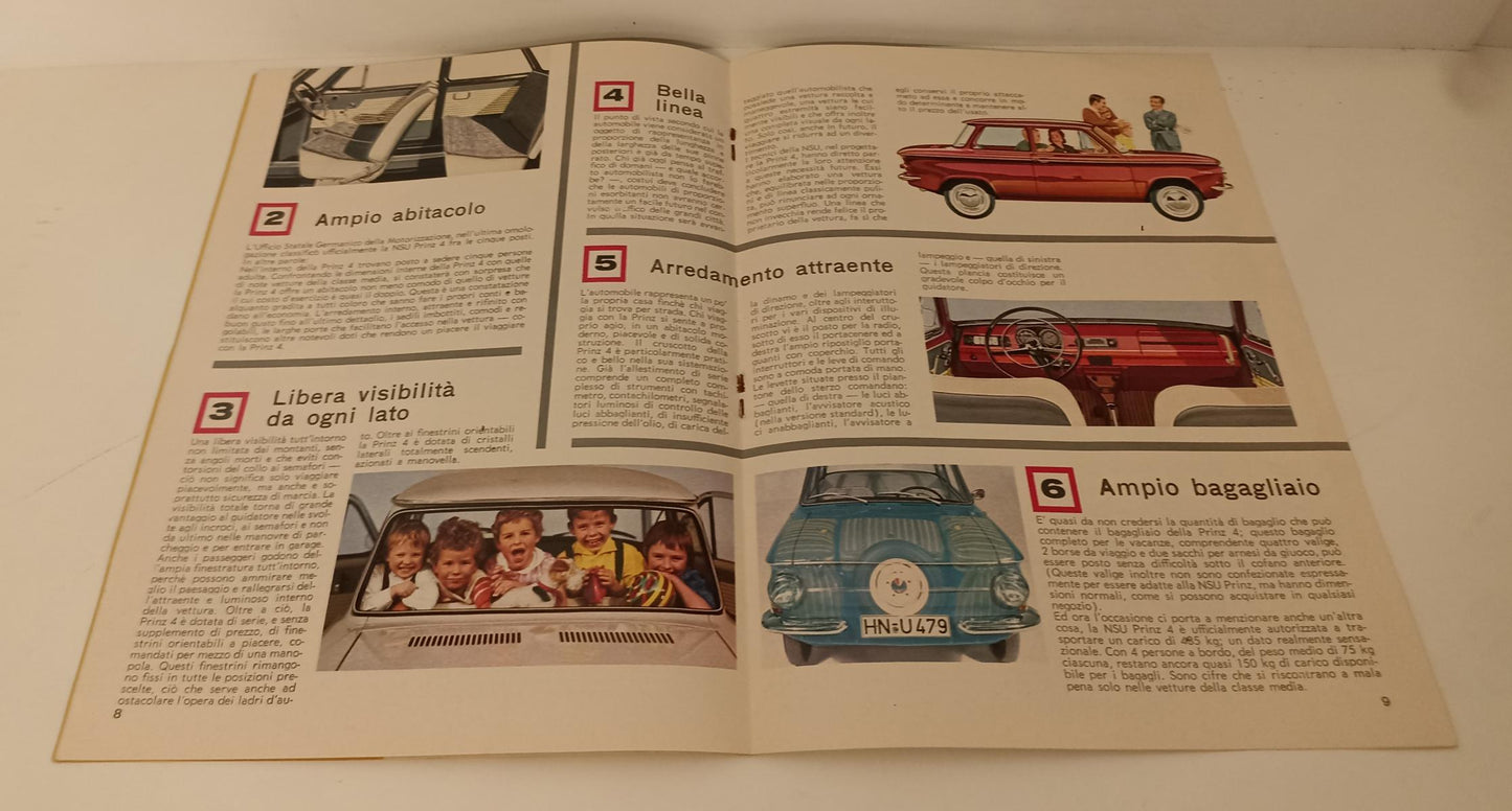 LR- RIVISTA OPUSCOLO LA NOSTRA PRINZ - LISTINO PREZZI - S - RVSa98