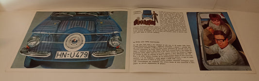 CP- OPUSCOLO PUBBLICITARIO AUTO NSU PRINZ 4 - RVSa96