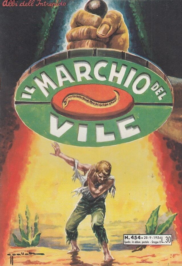 FZ- ALBI DELL'INTREPIDO N.454 MARCHIO DEL VILE -- UNIVERSO - 1954 - S - H23
