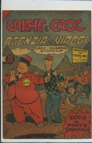 FZ- ALBI CRICHE E CROC N.81 -- EDITAL - 1948 - S - H23