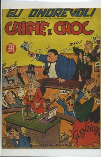 FZ- ALBI CRICHE E CROC N.83 -- EDITAL - 1948 - S - H23