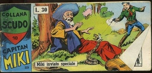 FT- STRISCIA COLLANA FRECCIA XXV SERIE N.10 CAPITAN MIKI -- DARDO -- S- H23