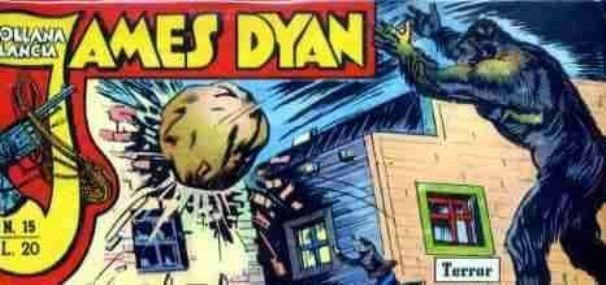 FT- STRISCIA COLLANA LANCIA N.15 JAMES DYAN -- DARDO -- S- H23