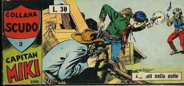 FT- STRISCIA COLLANA SCUDO XXVIII SERIE N.3 CAPITAN MIKI -- DARDO -- S- H23