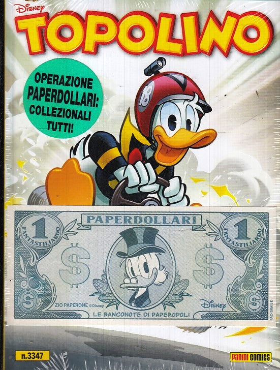FD- TOPOLINO 3347 OPERAZIONE PAPERDOLLARI ZIO PAPERONE BLISTERATO- PANINI DISNEY M23