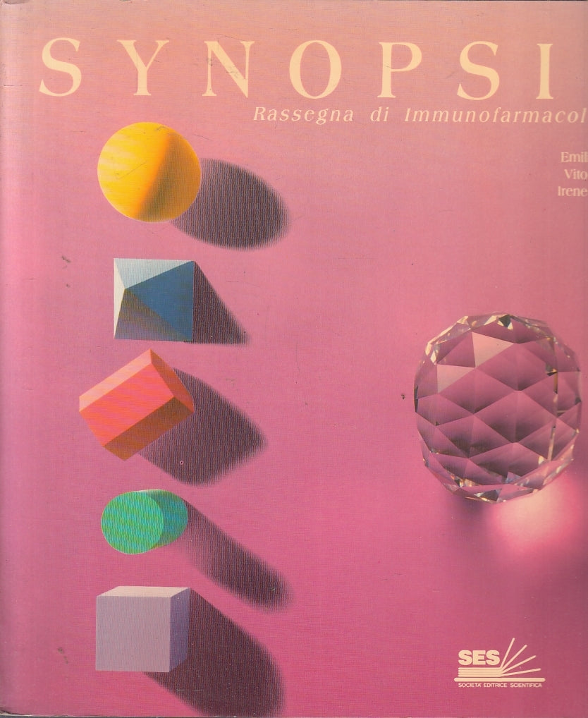 LQ- SYNOPSIS RASSEGNA DI IMMUNOFARMACOLOGIA - JIRILLO - SES --- 1989 - B- YFS917
