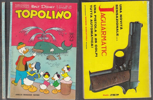 FD- TOPOLINO N.511 ORIGINALE CON BOLLINI -- DISNEY MONDADORI - 1965 - B - Q23