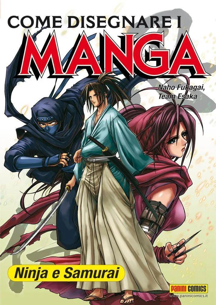 FM- COME DISEGNARE I MANGA 5 NINJA E SAMURAI -- PANINI -- BS - R23