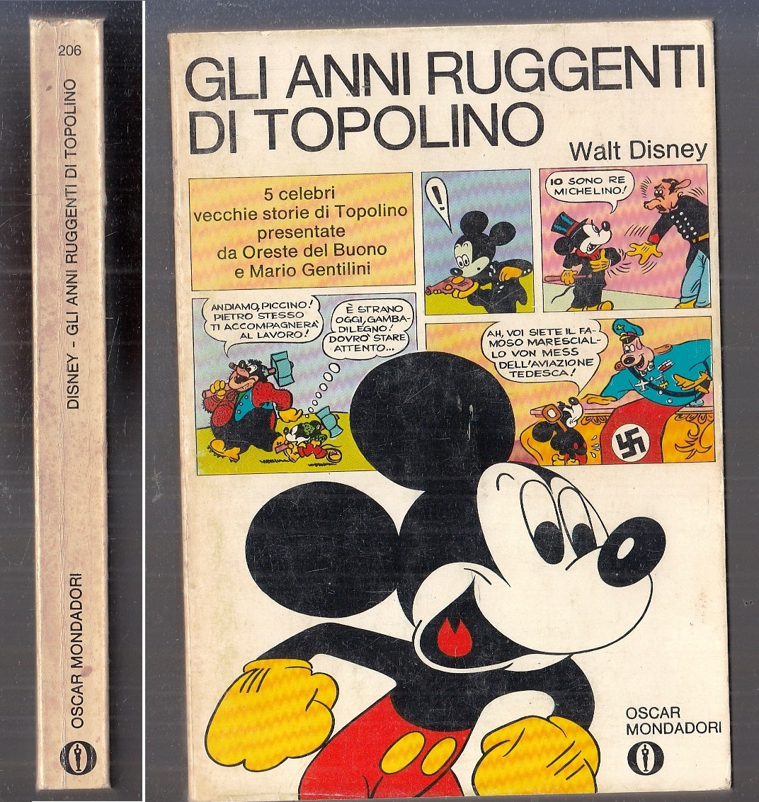 FD- GLI ANNI RUGGENTI DI TOPOLINO -- OSCAR MONDADORI DISNEY- 1a ED. 1969- B- R23