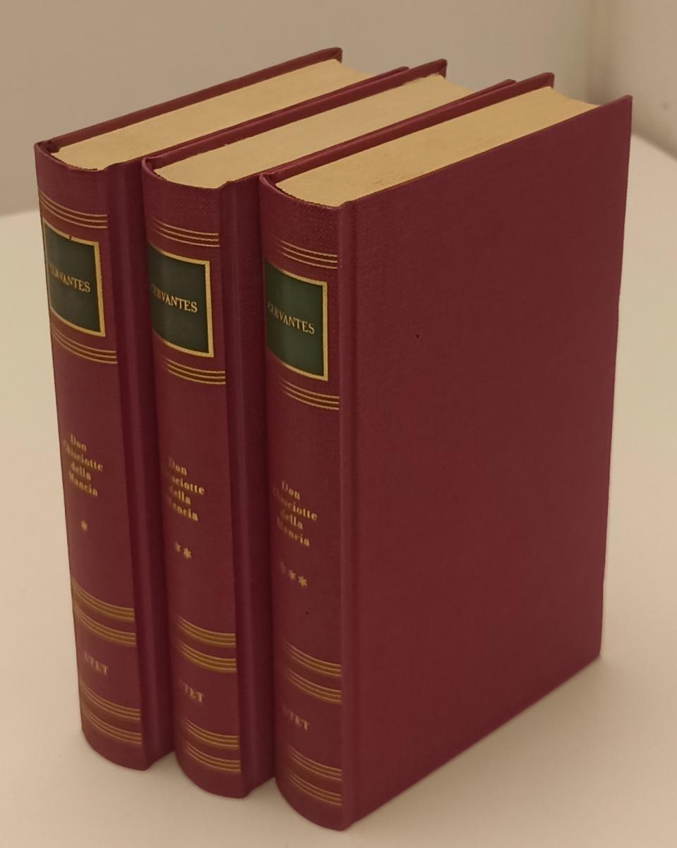 LN2- DON CHISCIOTTE DELLA MANCIA 3 VOLUMI - CERVANTES- SCRITTORI UTET- C- XFS