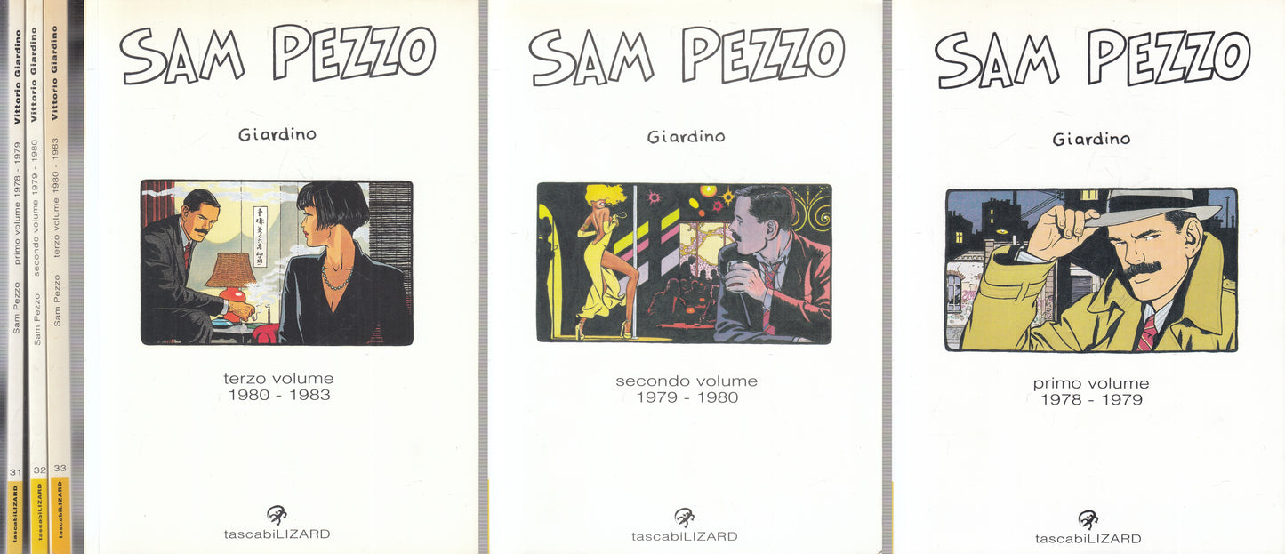 FV- SAM PEZZO VOLUMI 1/3- VITTORIO GIARDINO - TASCABILI LIZARD 31,32,33-- B- B24