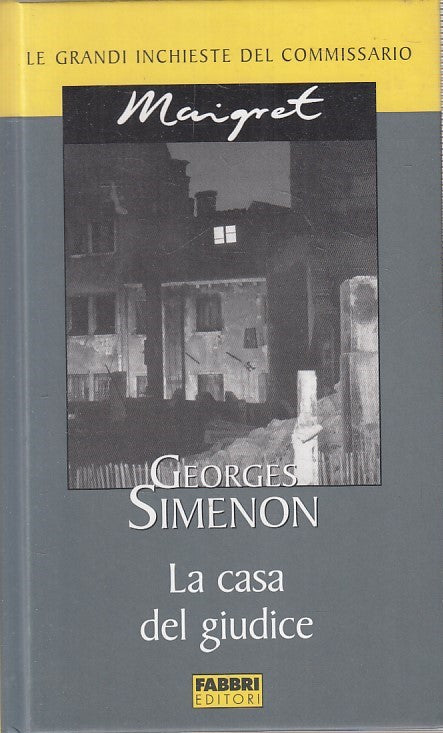 LN2- INCHIESTE COMMISSARIO MAIGRET CASA DEL GIUDICE - SIMENON - FABBRI - JXS178
