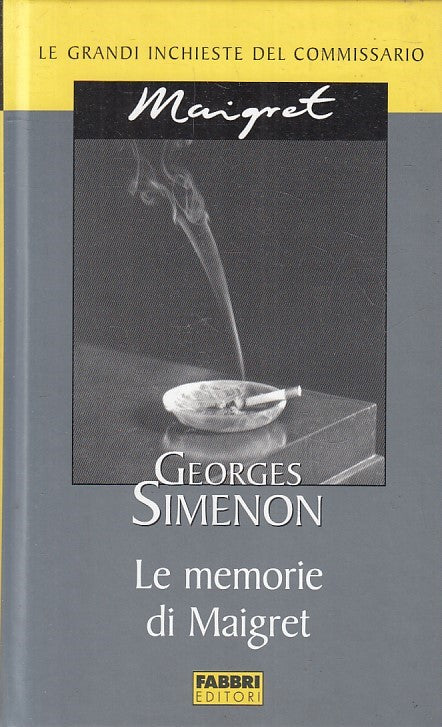 LN2- INCHIESTE COMMISSARIO MAIGRET MEMORIE DI MAIGRET - SIMENON - FABBRI -JXS178