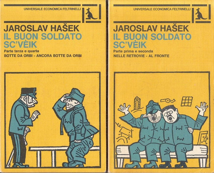 LN2- IL BUON SOLDATO SC'VEIK 2 VOLUMI - JAROSLAV HASEK - FELTRINLLI UE - B - XFS