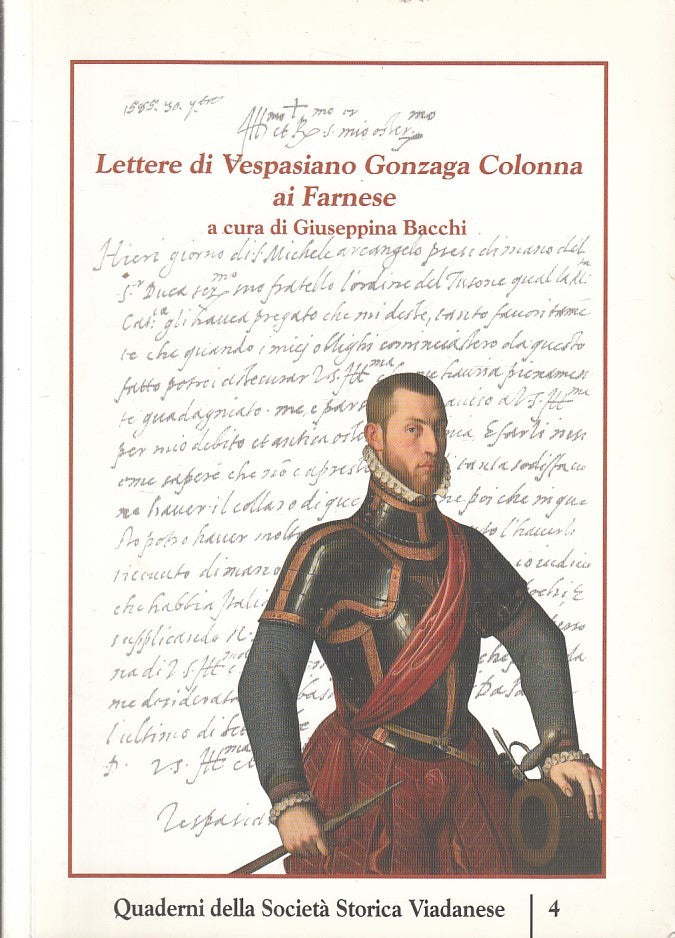 LS- LETTERE DI VESPASIANO GONZAGA COLONNA AI FARNESE- BACCHI---- 2012- B- YFS335