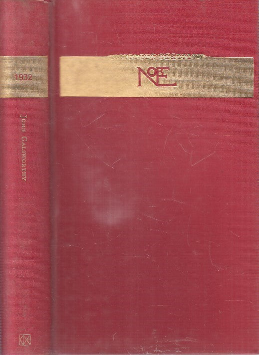LN2- I NOBEL 1932 JOHN GALSWORTHY - CLUB DEGLI EDITORI - CS - JXS196