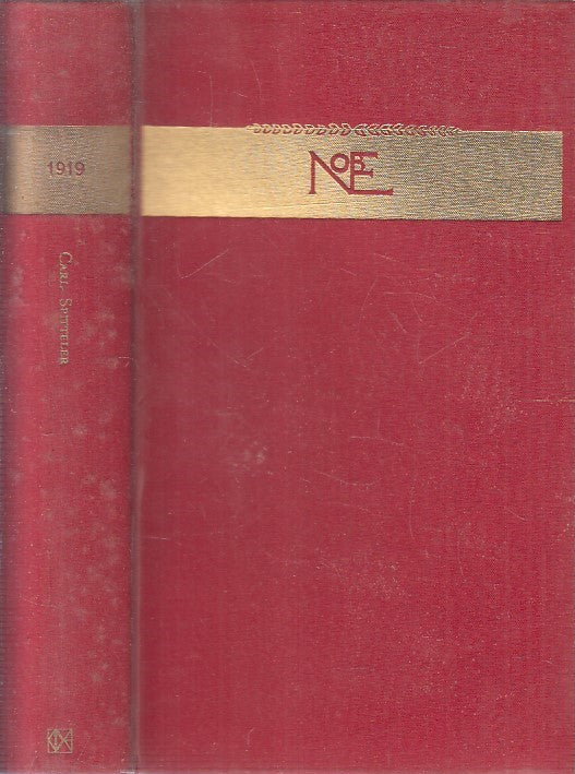 LN2- I NOBEL 1919 CARL SPITTELER - CLUB DEGLI EDITORI - CS - JXS196