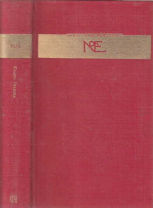 LN2- I NOBEL 1926 GRAZIA DELEDDA - CLUB DEGLI EDITORI - CS - JXS196