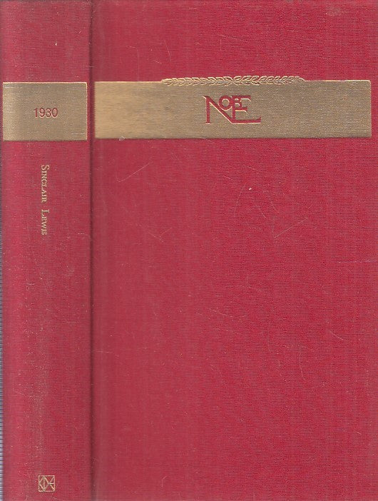 LN2- I NOBEL 1930 SINCLAIR LEWIS - CLUB DEGLI EDITORI - CS - JXS196