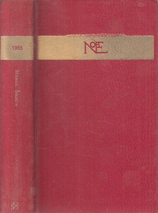 LN2- I NOBEL 1965 MICHAIL SOLOKOV - CLUB DEGLI EDITORI - CS - JXS197