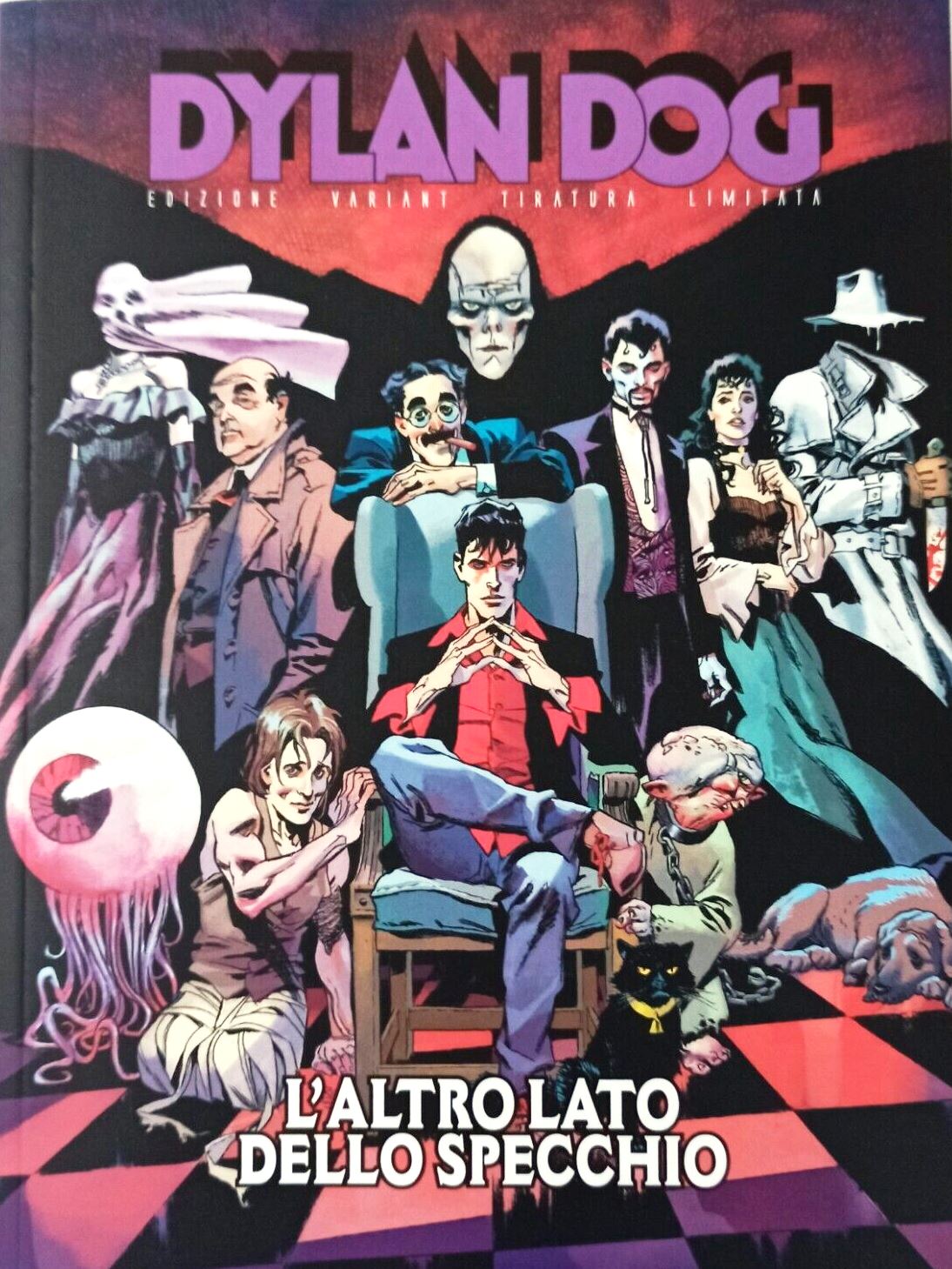 FB- DYLAN DOG L'ALTRA PARTE DELLO SPECCHIO N.446 VARIANT -- BONELLI -- B - D24