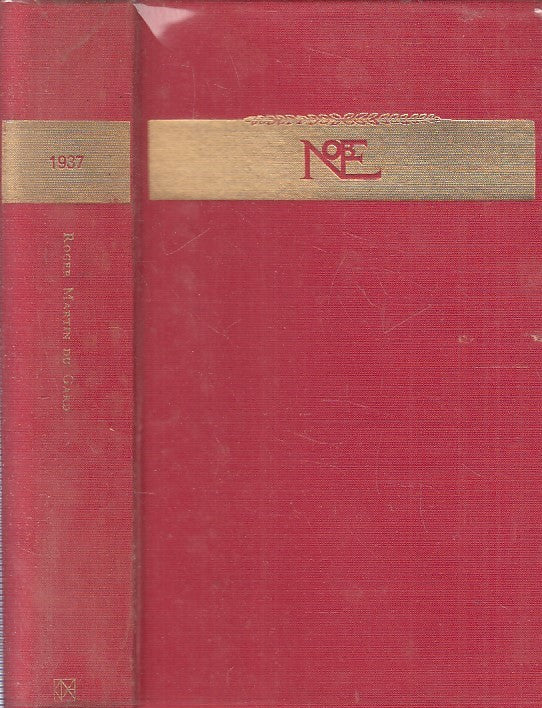 LN2- I NOBEL 1937 ROGER MARTIN DU GARD - CLUB DEGLI EDITORI - CS - JXS198