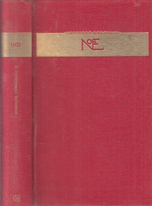 LN2- I NOBEL 1903 BJORNSTJERNE BJORNSON - CLUB DEGLI EDITORI - CS - JXS198