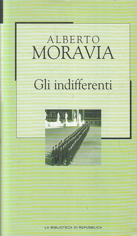 LN2- BIBLIOTECA REPUBBLICA NOVECENTO N.19 GLI INDIFFERENTI - MORAVIA- CS- JXS206