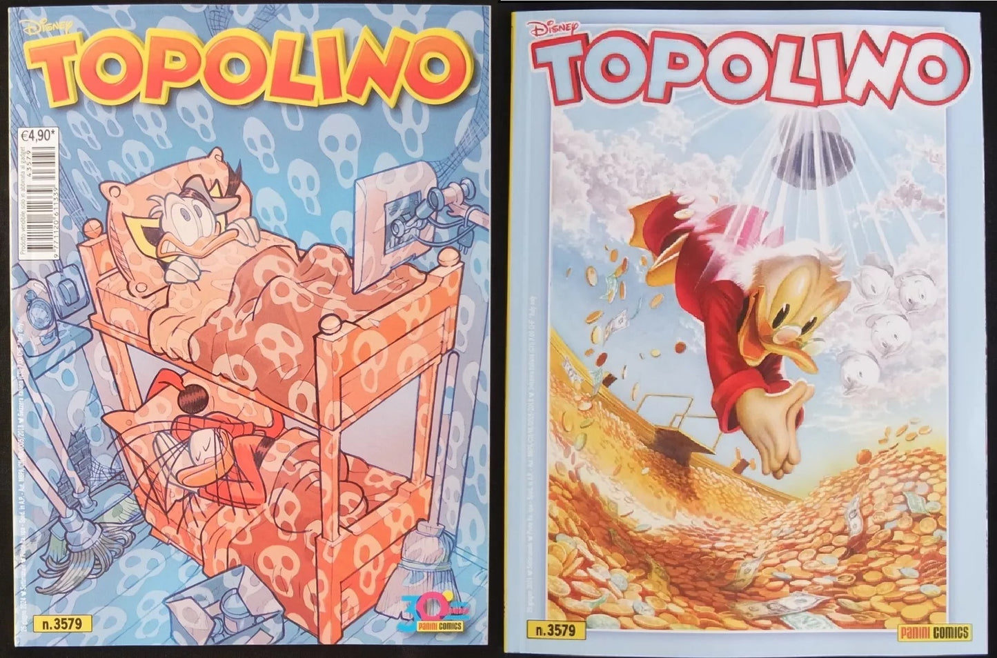 FD- TOPOLINO 3579 DOPPIA COVER -- PANINI DISNEY - 2024 - B - M24