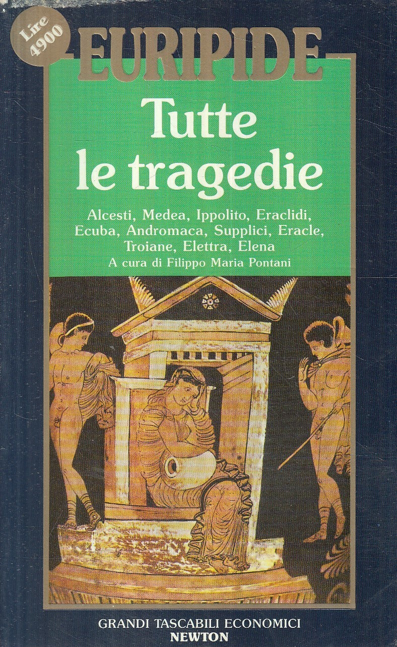LN2- TUTTE LE TRAGEDIE 1 - EURIPIDE - GRANDI TASCABILI ECONOMICI NEWTON - JXS258