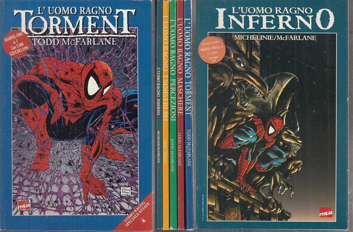 FS- MARVEL ORO 1/4 + 9 L'UOMO RAGNO TORMENT SINISTRI SEI INFERNO - ITALIA - A25